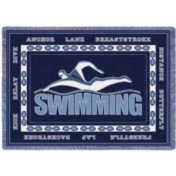 Swimming Throw Blanket