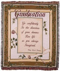  SALE Graduation Live Life Tapestry Blanket
