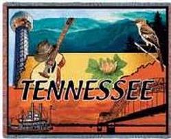 Tennessee State Tapestry Throw