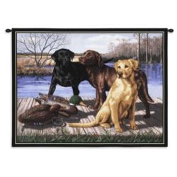 Labrsdors - The Board Meeting Tapestry Wall Hanging