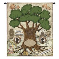  Family Tree Tapestry Throw