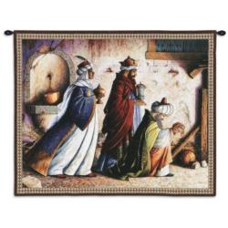 Nativity Christmas Three Kings Tapestry Wall Hanging