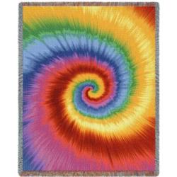 Tie Dye Tapestry Throw Blanket