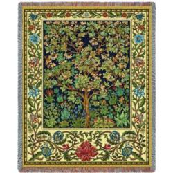 Tree Of Life Tapestry Throw
