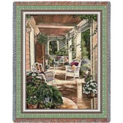Sun Filled Vintage Comfort Tapestry Blanket