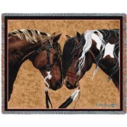 Warriors Truce II Tapestry Throw