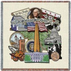 Washington D.C. Tapestry Throw