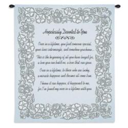 Hopelessly Devoted To You Wall Hanging - Blue