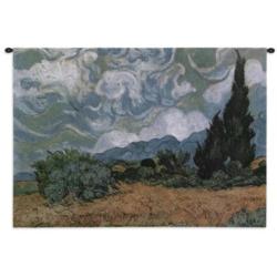 Wheat Fields With Cypresses - Vincent Van Gogh - Wall Hanging