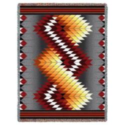 Whirl Wind Fire Tapestry Throw
