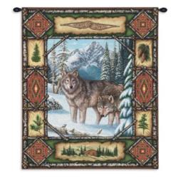 Wolf Lodge Tapestry Walll Hangings