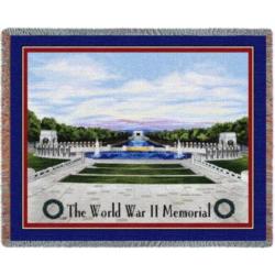 World War II Memorial Tapestry Throw