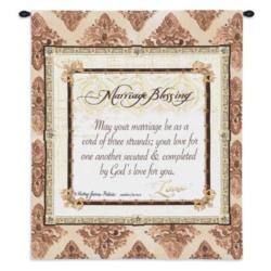 Marriage Blessing ii Tapestry Wall Hanging