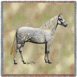 Welsh Pony Horse Tapestry Throw