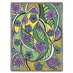 Helen "Lili" Kiebzak The Garden Blanket Tapestry Throw