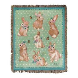    NEW Spring Blessings Tapestry Throw