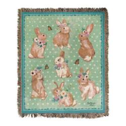 Spring Blessings Tapestry Throw