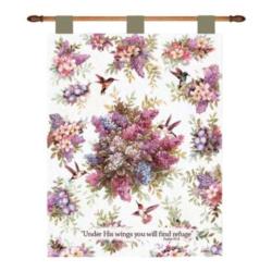 Psalm 91:4 Whisper Wings Wall Hangings
