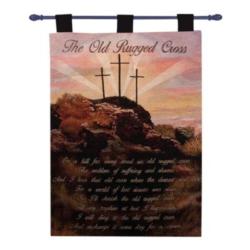Old Rugged Cross Tapestry Wall Hanging