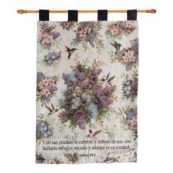 Psalm 91:4 Whisper Wings Wall Hanging Spanish