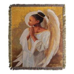 Angel With Wings Tapestry Throw