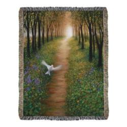 Dove Tapestry Throw