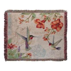 Hummingbirds Tapestry Throw