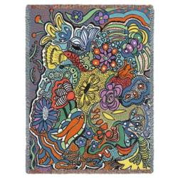 Helen "Lili" Kiebzak Potpourri Blanket Tapestry Throw