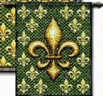 Fleur De Lis Tapestry Wall Hanging