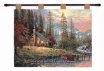 A Peaceful Retreat Isaiah 32:18 Tapestry Wall Hanging