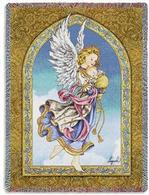 Angel of New Newborns Tapestry Throw