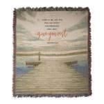 Matthew 11:28 NEW Come Give You Rest Tapestry Throw 